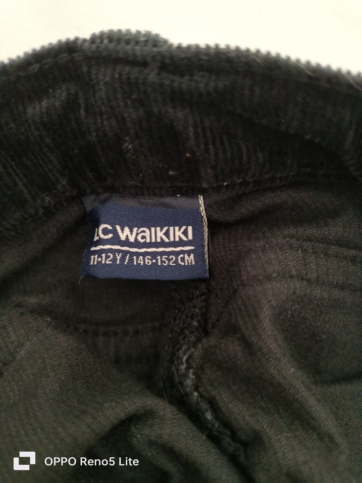 LCW siyah  Erkek Çocuk Kadife  Pantolon - Görsel 5