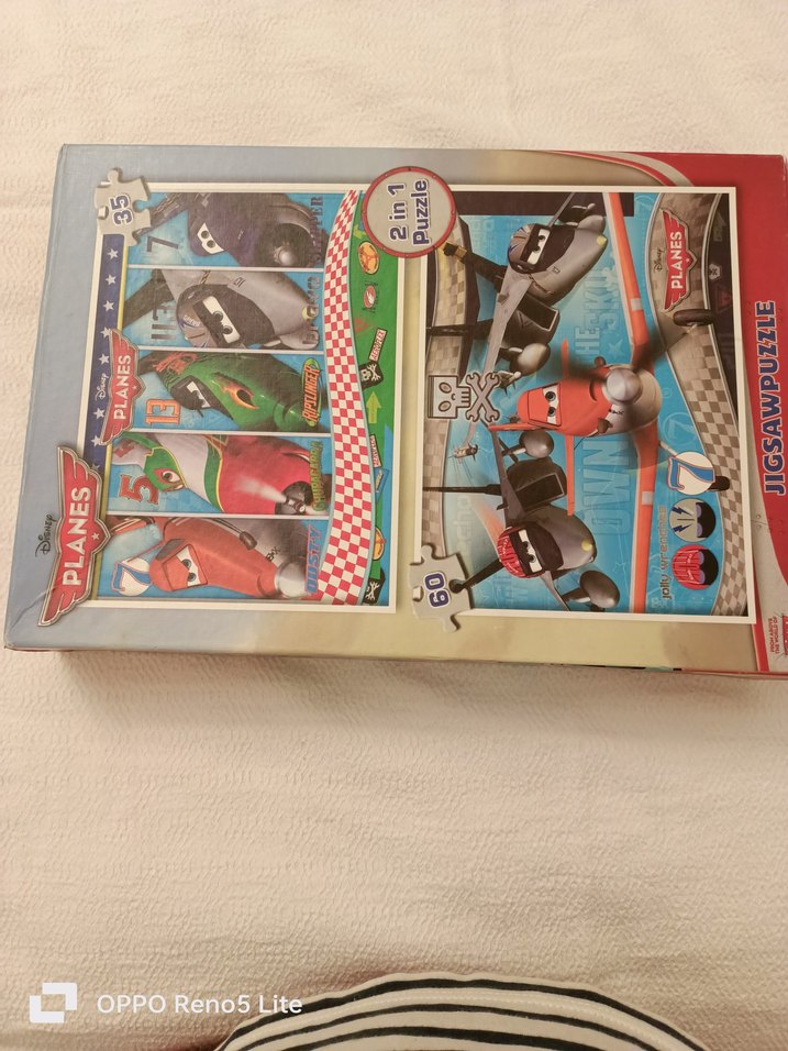 Disney Planes 2'si 1 Arada Çocuk Puzzle - Görsel 3