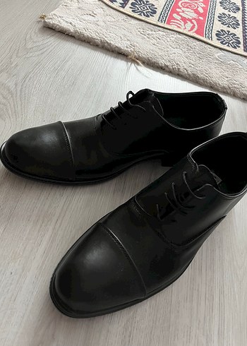 40 Beden siyah Renk Siyah Deri Modern Klasik Erkek Ayakkabı
