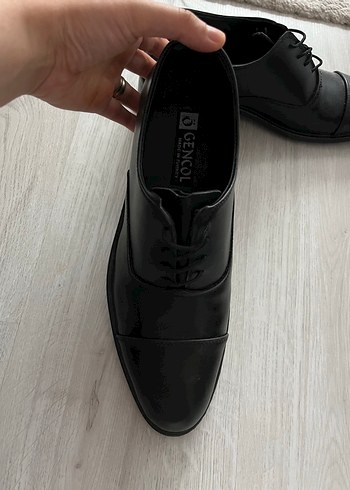 40 Beden Siyah Deri Modern Klasik Erkek Ayakkabı