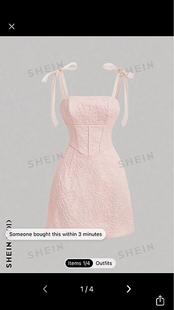 SHEİN PEMBE ELBİSE