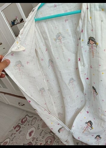 24-36 Ay Beden çeşitli Renk Muslin uyku tulumu