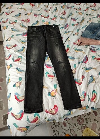 Ltb siyah yırtık jean