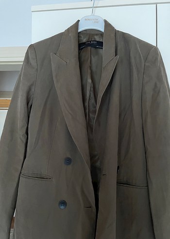 Bej Midi Kadın Blazer Ceket - Görsel 2