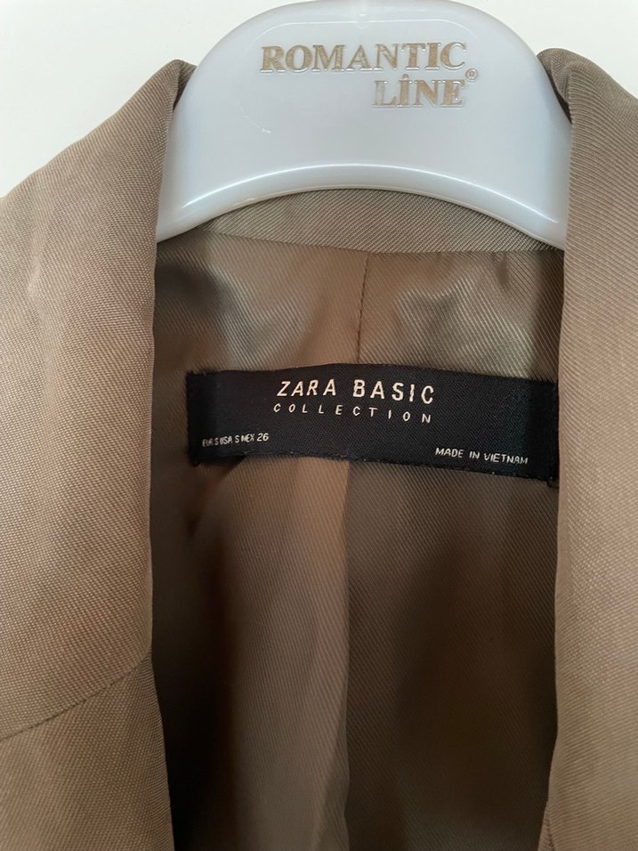 Bej Midi Kadın Blazer Ceket - Görsel 3