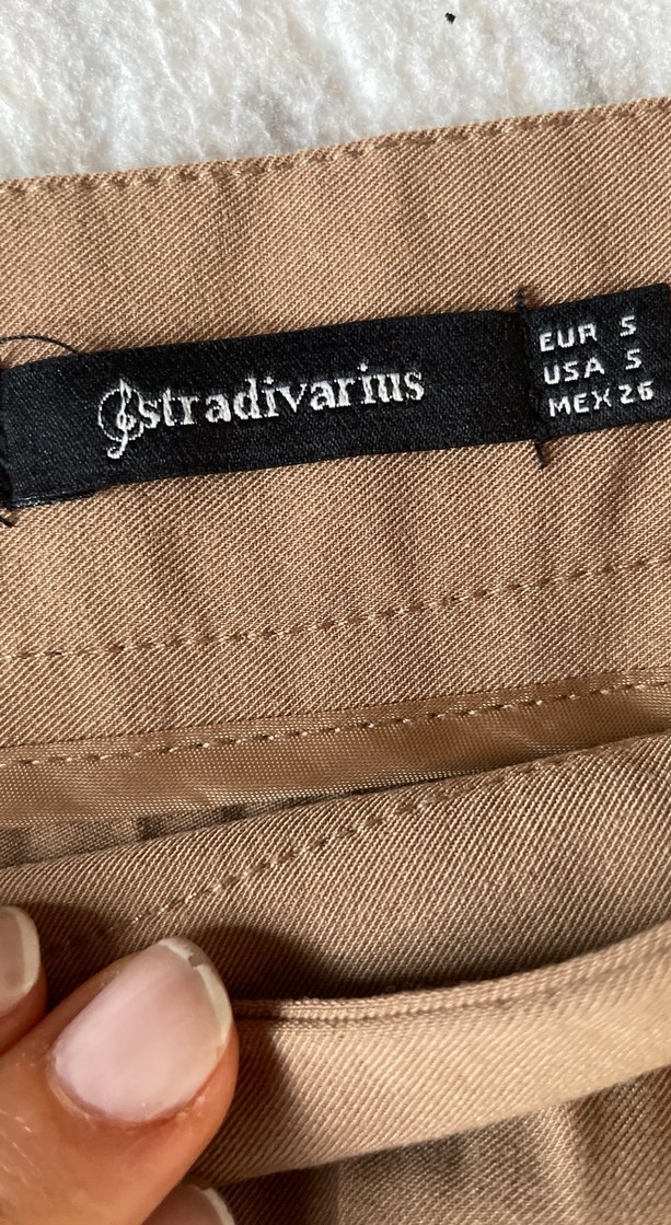 Bej Pilili Uzun Kadın Etek - Görsel 2