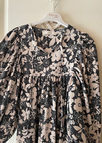 Bohem Çiçek Desenli Uzun Elbise - Görsel 7