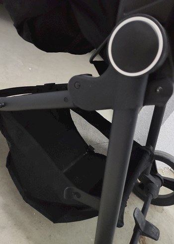 Koyu Yeşil Bebek Arabası ve Oto Koltuğu Seti. Travel sistem - Görsel 3