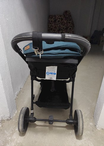 Koyu Yeşil Bebek Arabası ve Oto Koltuğu Seti. Travel sistem - Görsel 6