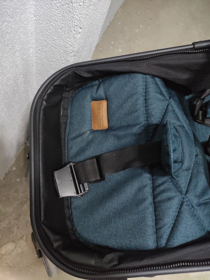 Koyu Yeşil Bebek Arabası ve Oto Koltuğu Seti. Travel sistem - Görsel 2