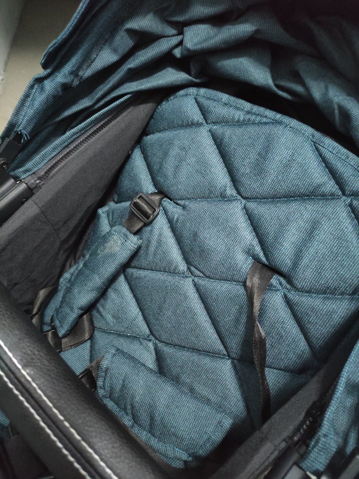 Koyu Yeşil Bebek Arabası ve Oto Koltuğu Seti. Travel sistem - Görsel 4