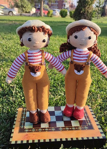 Amigurumi Örgü Bebek Çift