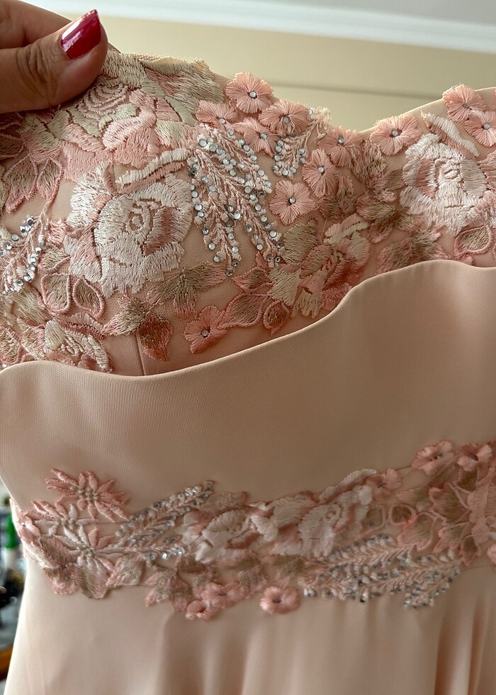 Yavruağzı abiye - Görsel 2