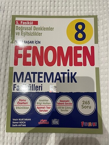 8. sınıf test kitabı