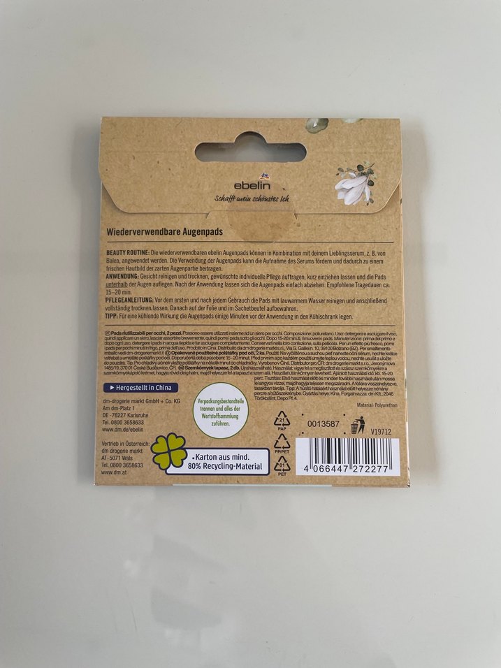 Yeniden Kullanılabilir Göz Pedleri - Görsel 2