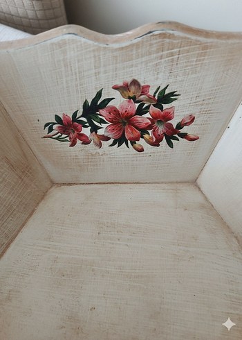 Ahşap Ekmek Sepeti ve Peçetelik - Görsel 4