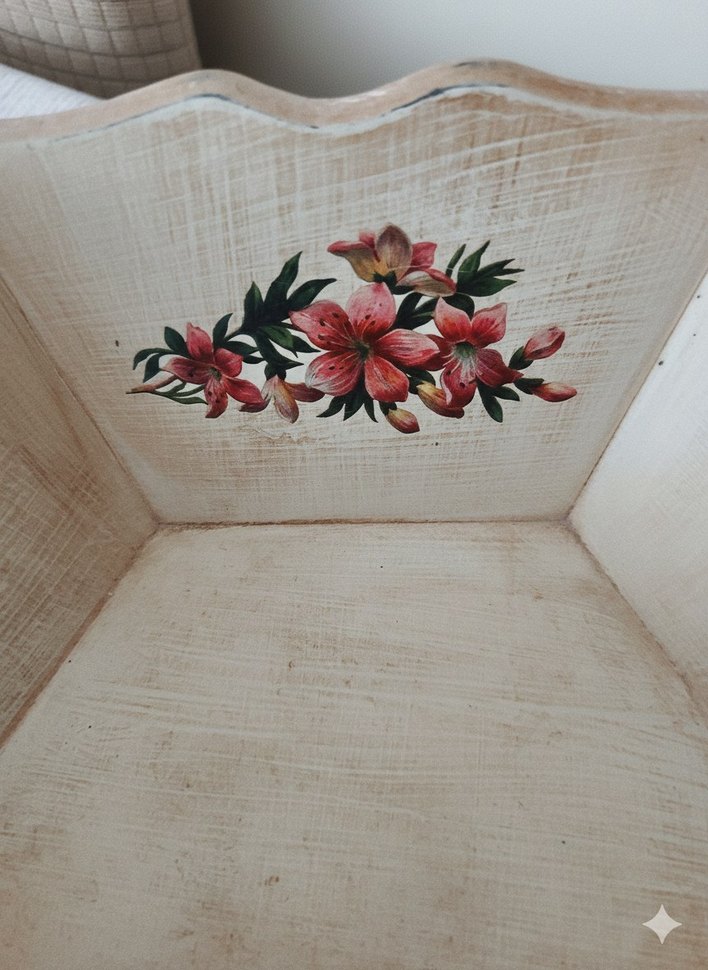 Ahşap Ekmek Sepeti ve Peçetelik - Görsel 4