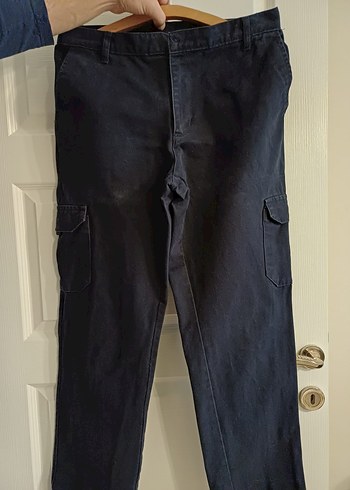 Erkek Koyu Lacivert Regular Fit Pantolon - Görsel 5