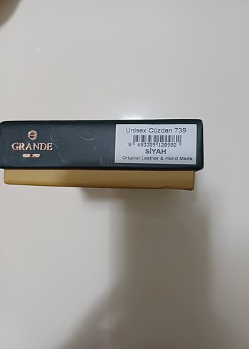 Grande marka hakiki deri Modern Klasik Erkek Cüzdanı sıfır - Görsel 6