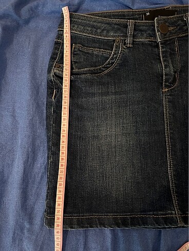 36 Beden mavi Renk Sevenhill mini kot (jean) etek