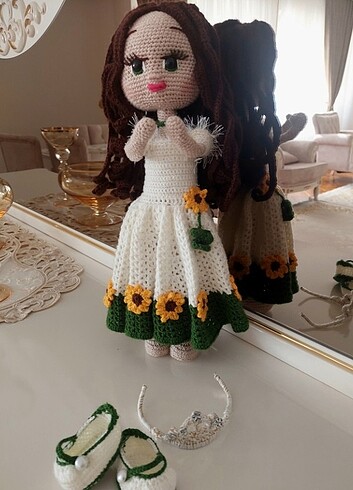 Diğer Amigurumi Oyuncak Prenses Bebek ????