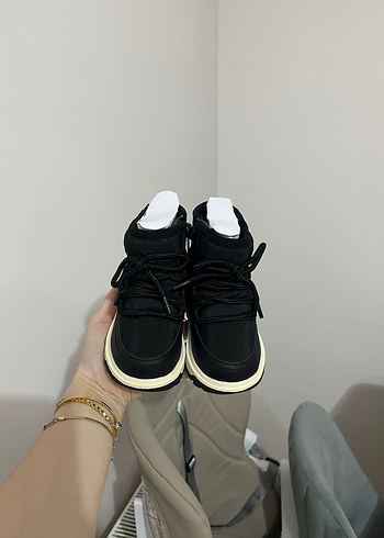 Çocuk Siyah fermuarlı  Bot - Görsel 2