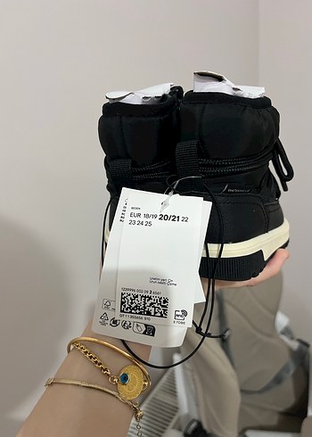 Çocuk Siyah fermuarlı  Bot - Görsel 3