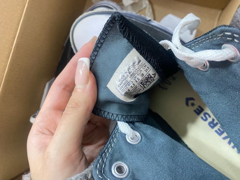 Siyah Denim Converse All Star Sneakers - Görsel 3