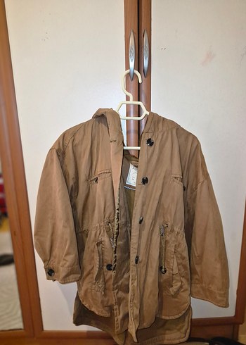 Kahverengi Düz gömlek ve ceket - Görsel 2