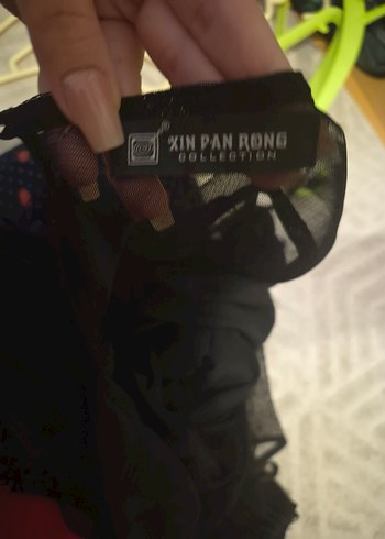 Siyah Drapeli Uzun Abiye Elbise - Görsel 2