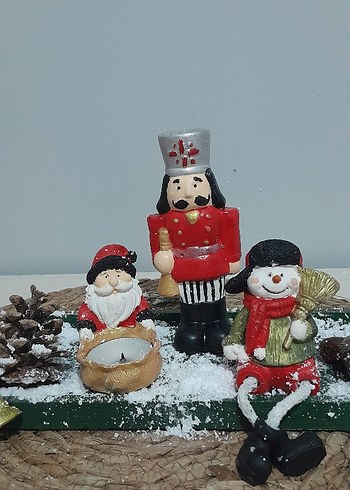 Renkli Noel Figürleri Seti - Görsel 2