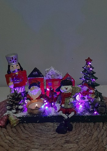 Renkli Noel Temalı Biblo Seti - Görsel 4