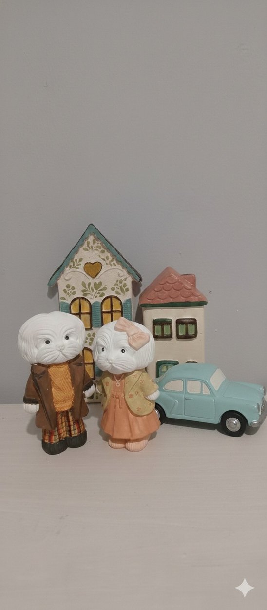 köpek çift bıblo - Görsel 2