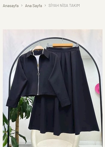 Siyah Fermuarlı Kadın Midi Ceket - Görsel 4