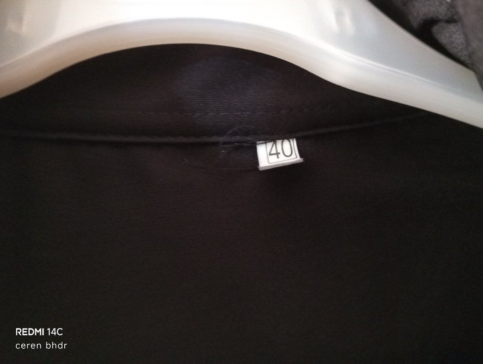 Siyah Fermuarlı Kadın Midi Ceket - Görsel 2