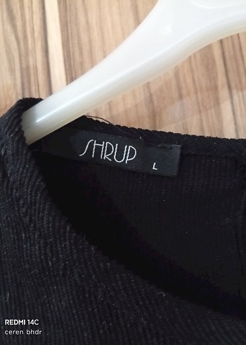 Siyah Uzun Kollu Midi Keten Elbise - Görsel 2