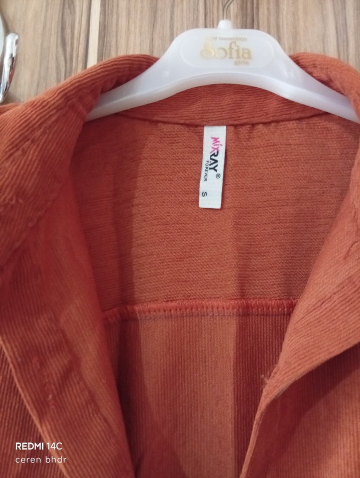 Uzun Kollu Keten Kadın Gömlek - Görsel 4