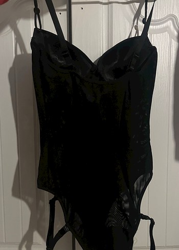 Nakışlı Siyah Gotik Midi Tulum - Görsel 2