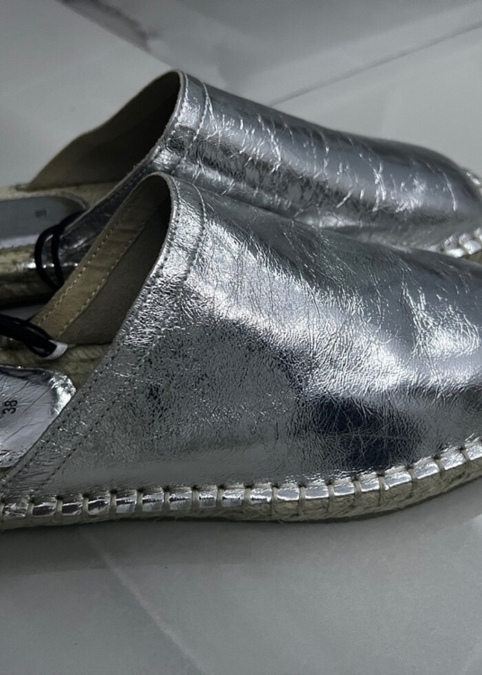 Zara Deri Espadril - Görsel 2