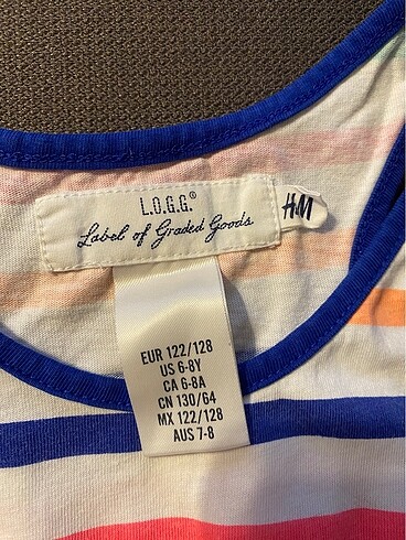 H&M ORJİNAL H&M ELBİSE 6-8 YAŞ