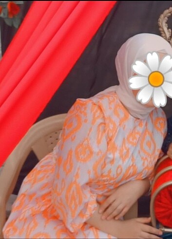 Tesettür Yazlık elbise 46 beden
