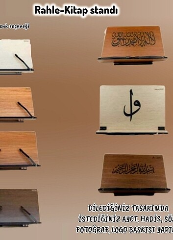  Beden Renk Kitap standı rahle 