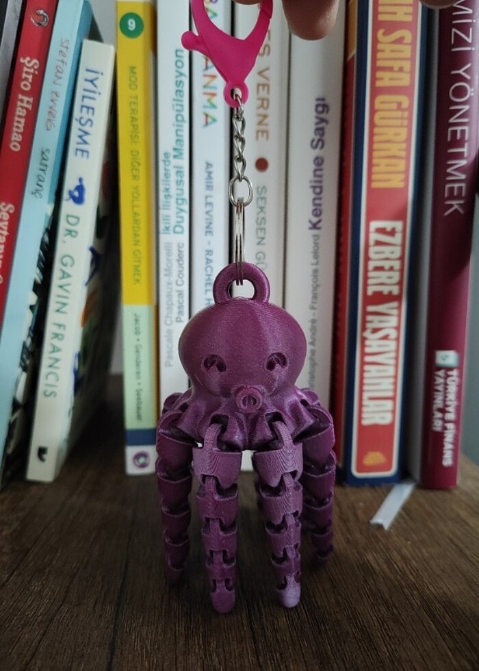 Ahtapot anahtarlık - Görsel 2