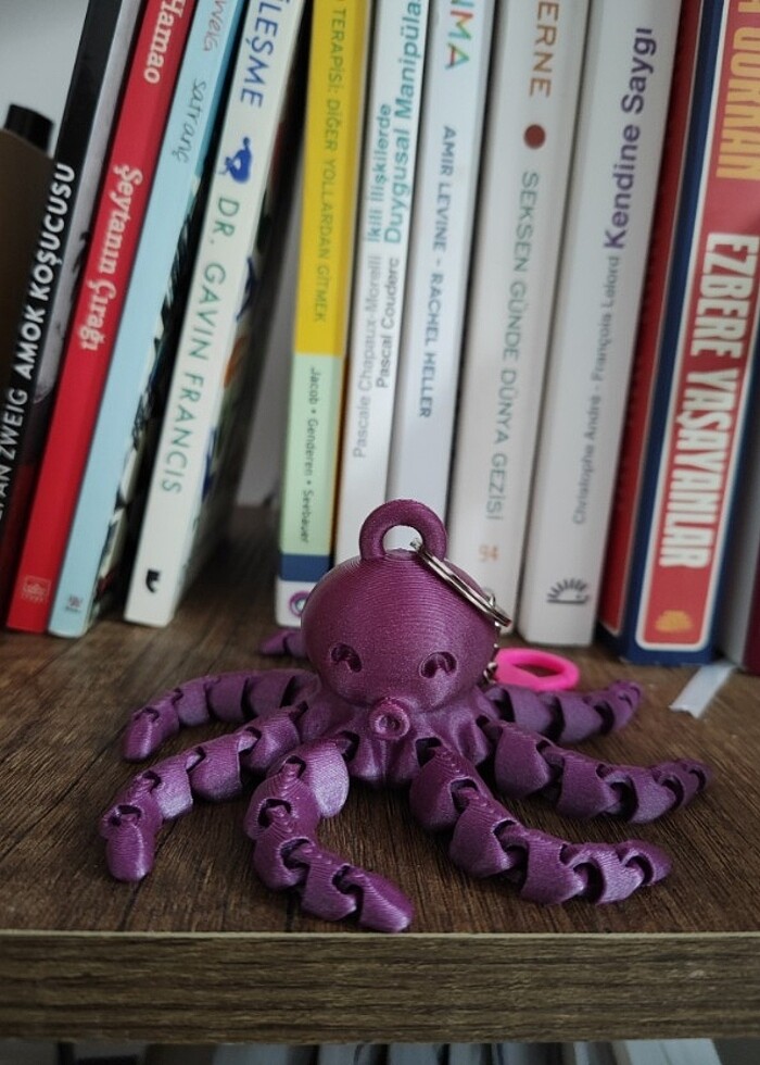 Ahtapot anahtarlık - Görsel 3