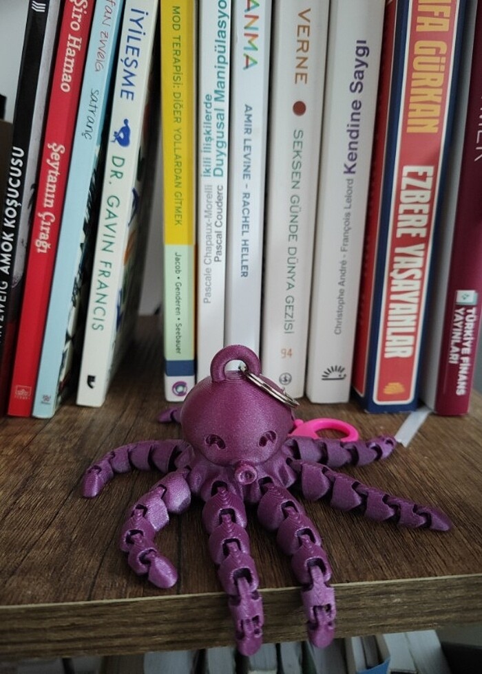 Ahtapot anahtarlık - Görsel 4