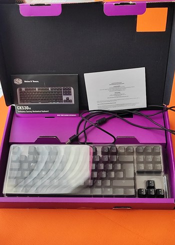 Kablolu Siyah Mekanik Klavye COOLER MASTER CK530 V2 Brown
Switch - Görsel 5