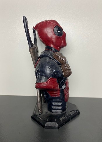 Kırmızı Deadpool Aksiyon Figürü Büstü - Görsel 4