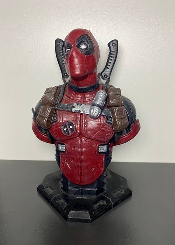 Kırmızı Deadpool Aksiyon Figürü Büstü - Görsel 5