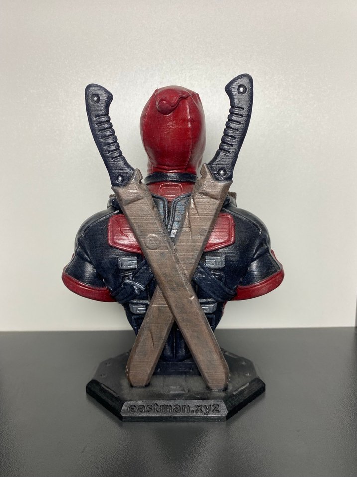 Kırmızı Deadpool Aksiyon Figürü Büstü - Görsel 3