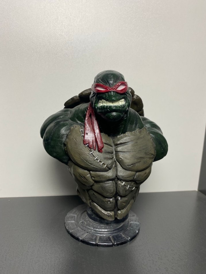 Koyu Gri Ninja Kaplumbağa Aksiyon Figürü - Görsel 5